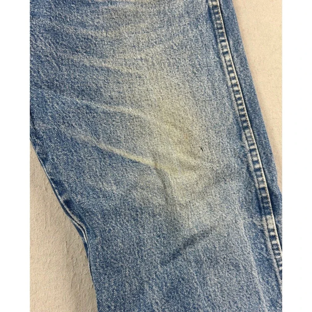 Wrangler 47MWZ Jeans Mens Blue Regular Fit Cowboy Cut Straight Leg 38x30